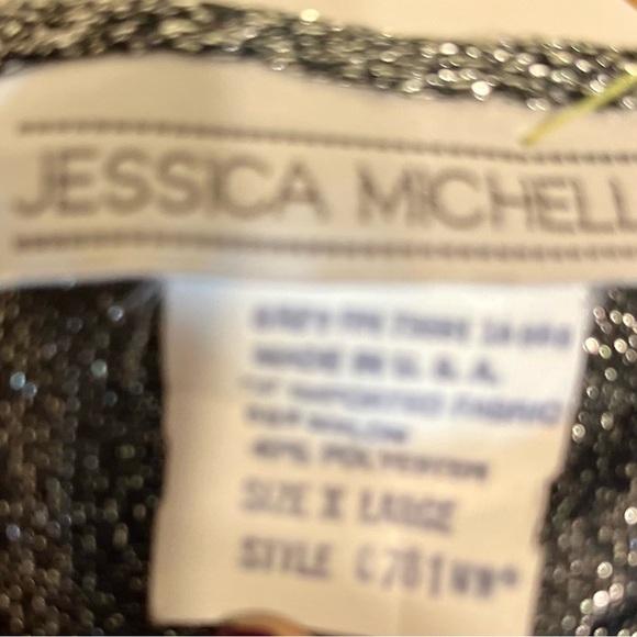 Jessica Michel Silver Top - Picture 2 of 2